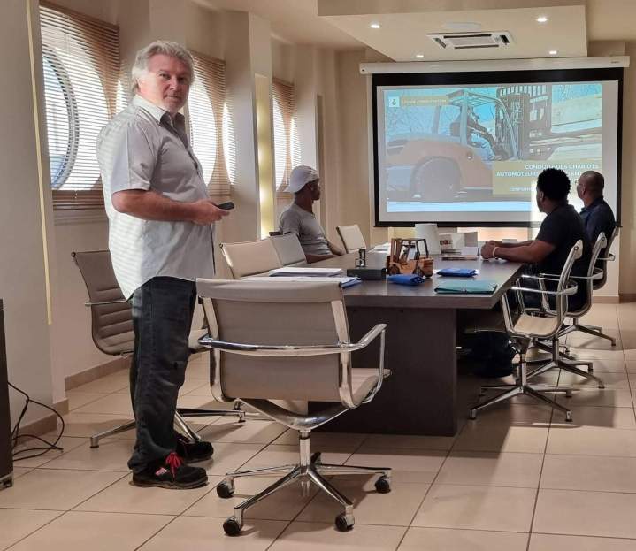 Formation conduite d'engin de manutention Guadeloupe